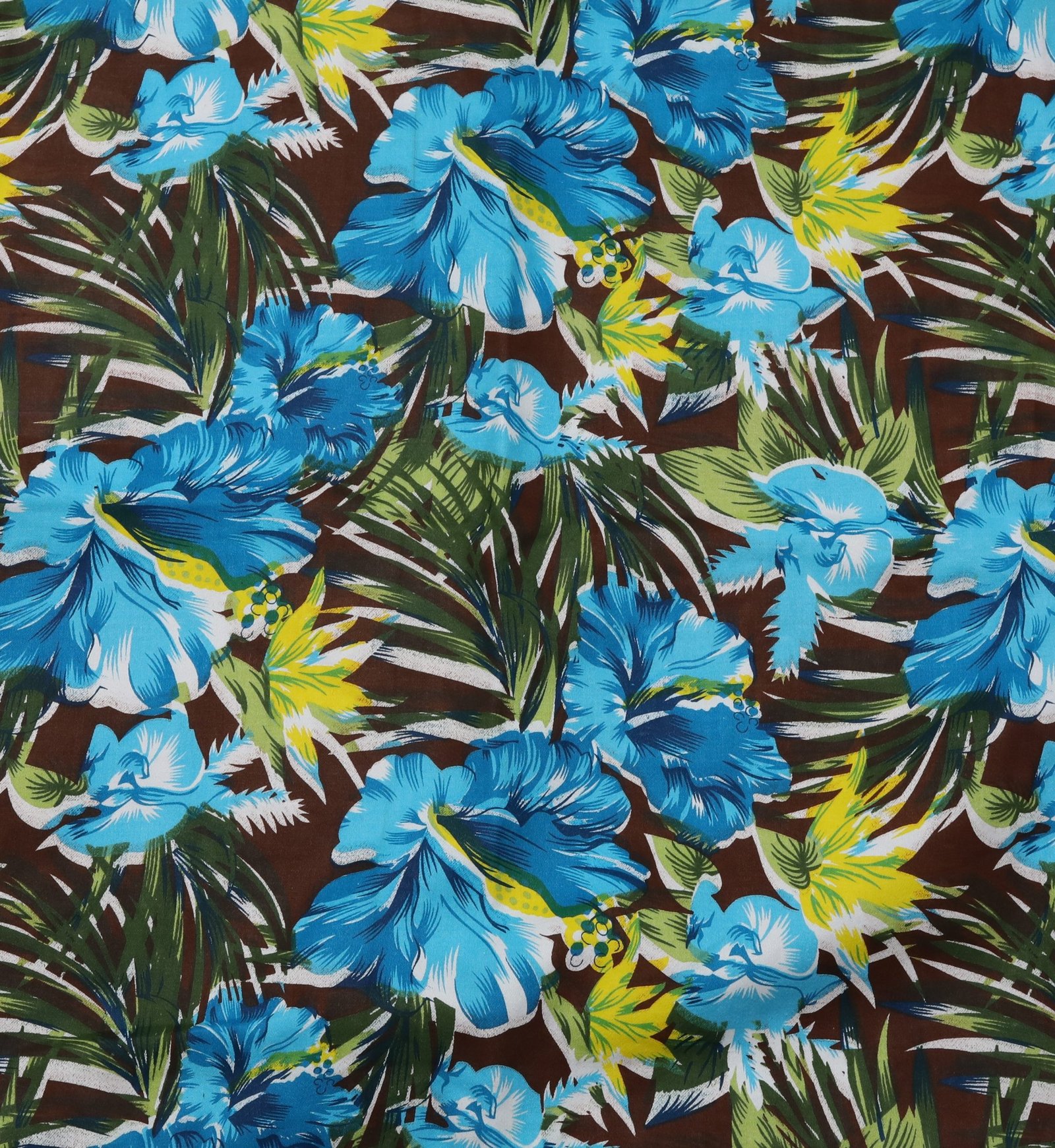 Hibiscus Flower Placemat Turquoise - Bells & Whistles